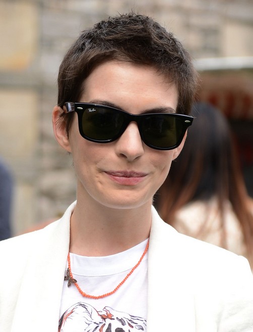 Anne Hathaway Boy Cut for Women - Hairstyle for Summer 2014