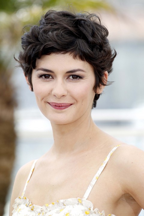 Audrey-Tautou's short hairstyles