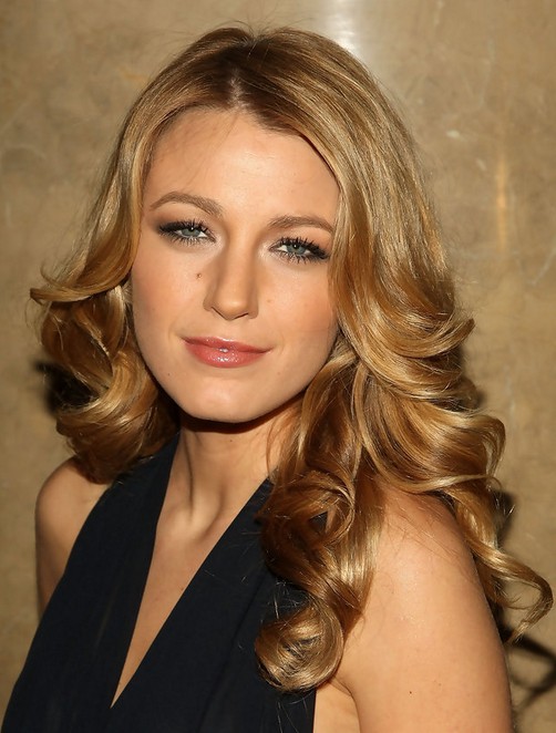 Blake Lively Long Hairstyle: Polished Curls