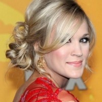 Christmas Holiday Updo Party Hairstyle for Ash Blond Hair