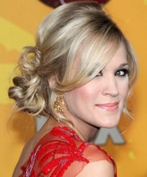 Christmas Holiday Updo Party Hairstyle for Ash Blond Hair