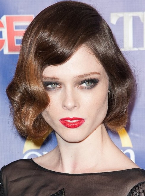 Coco Rocha's Short Hairstyles: Wavy Hair