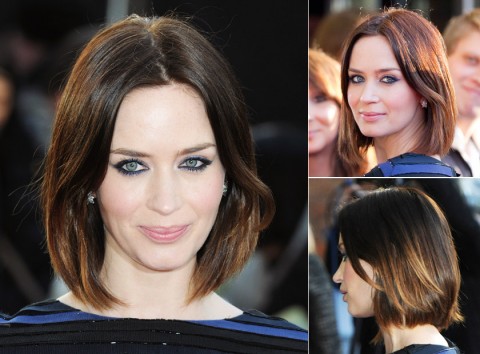 Emily-Blunt's short hairstyles