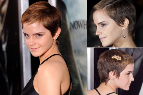 Emma Watson's Short-Hairstyles