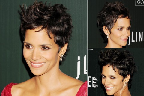 Halle Berry's Short-hairstyles