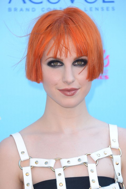 Hayley-Williams' short hairstyles