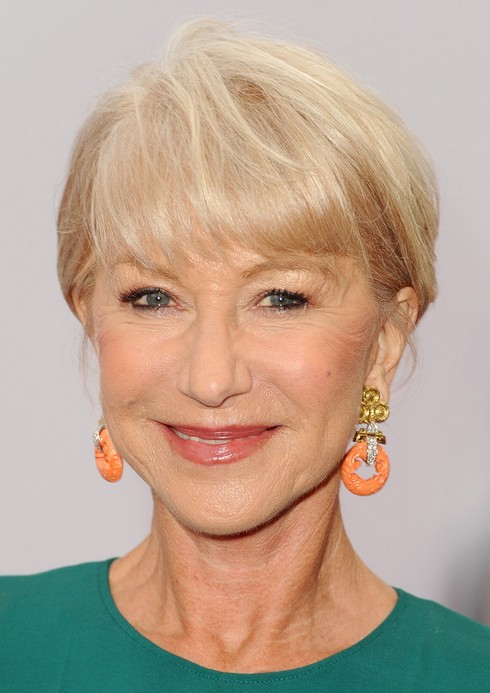 Helen Mirren Short Haircut for 2014 – Hairstyle for Women Over 60