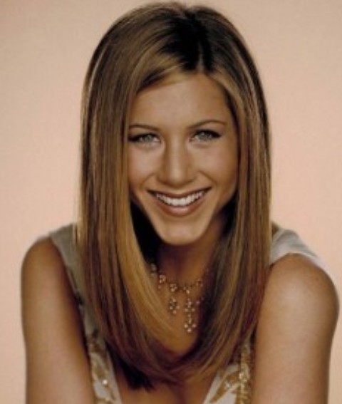 Jennifer Aniston Long Hairstyle: Straight Hair for Holidays