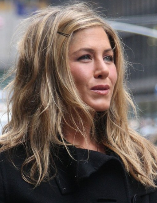 Jennifer Aniston Long Hairstyle: Tousled Waves