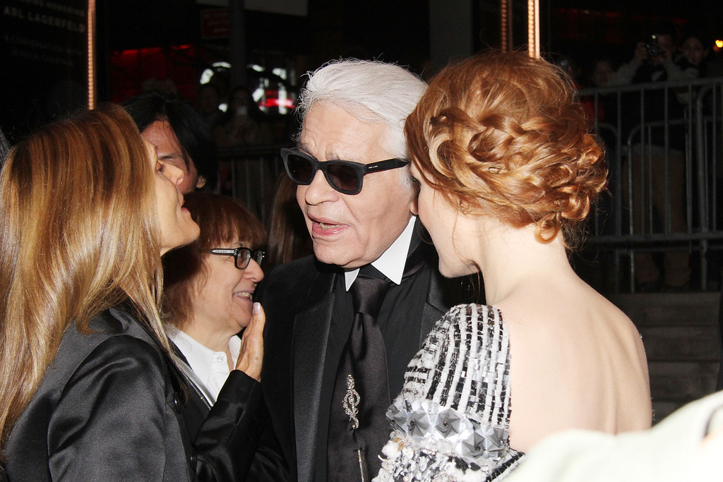 Jessica Chastain Karl Lagerfeld Honored NYC