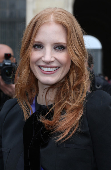Jessica Chastain Long Hairstyles Long Curls