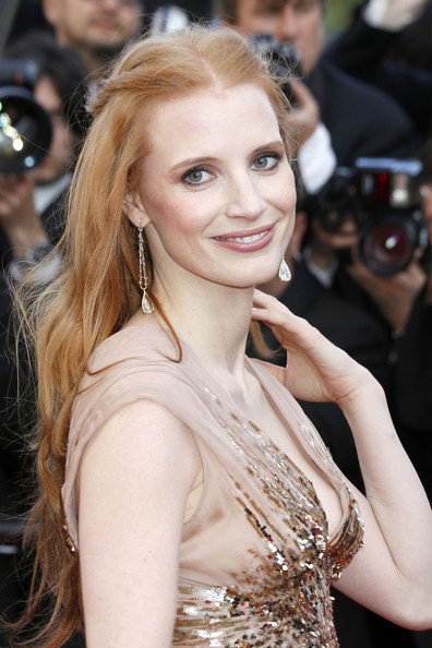 Jessica Chastain Long Hairstyles