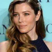 Jessica Biel Long Hair style: 2014 Curly Blonde Hair