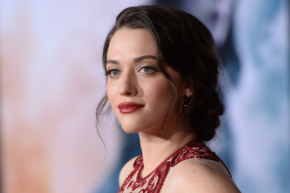 Braided Hairstyle Kat Dennings Twisted Knot Bun For A Simple Yet