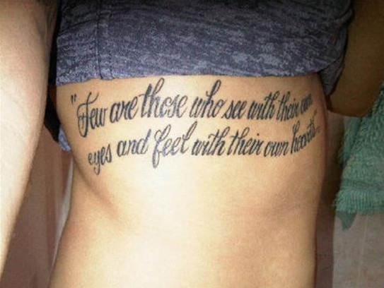 Lovely Quote Tattoos