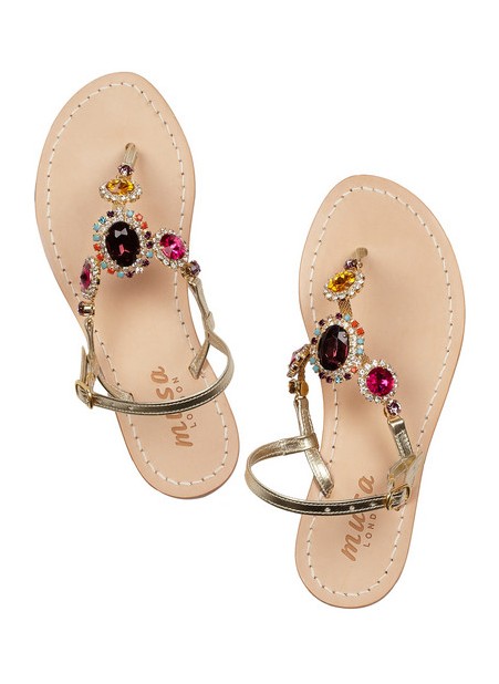 MUSA Embellished leather sandals