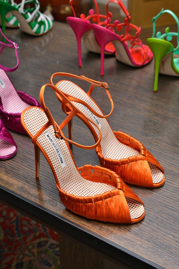 Orange Shoes for Summer - Manolo Blahnik Shoes 