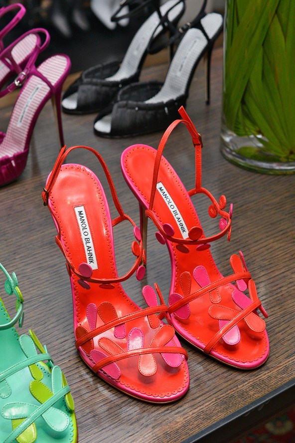 Red Summer Shoes for Women - Manolo Blahnik Shoes