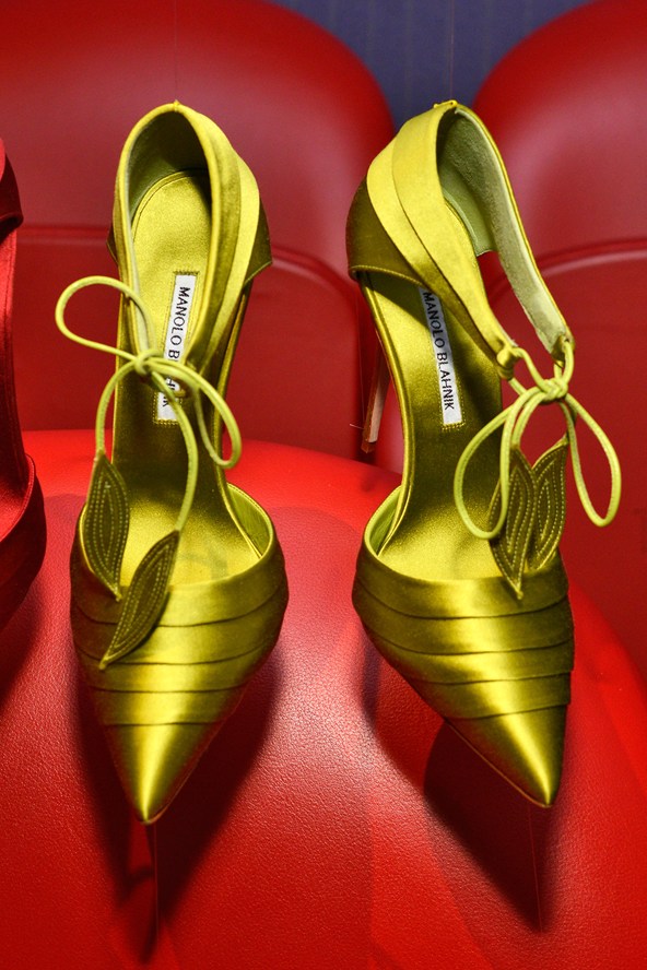 Golden Shoes for Women - Manolo Blahnik Shoes Spring/Summer 2014
