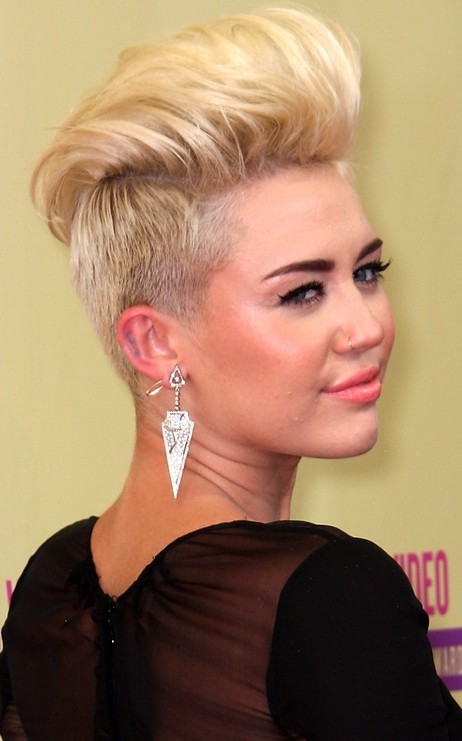 Miley Cyrus Quiff Hairstyles