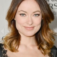 Olivia Wilde Long Ombre Hair