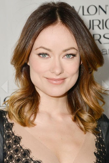Olivia Wilde Long Ombre Hair
