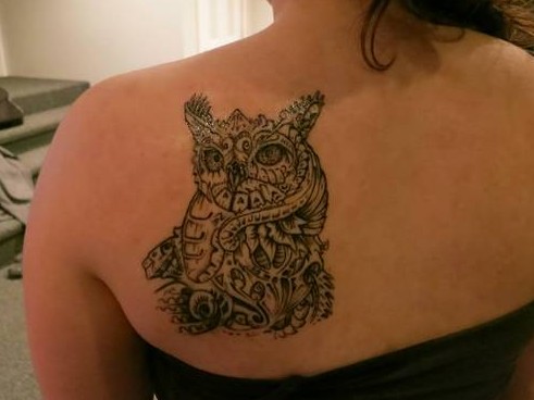 Owl Tattoo for Female