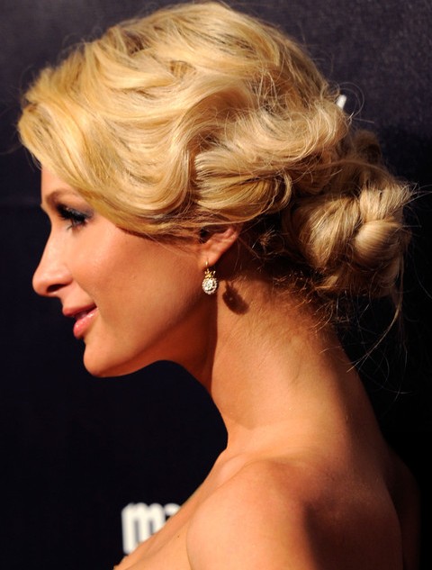 Paris Hilton Hairstyles: Gogeous Retro Updo