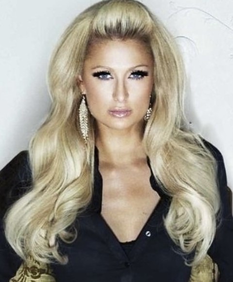 Paris Hilton Hairstyles: Queen-look Voluminous Loose Curls