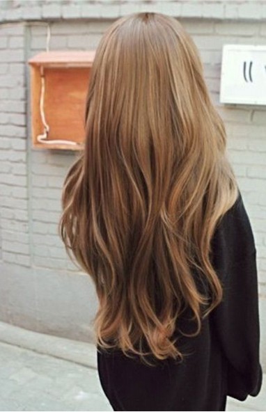 Really Long Brunette Straight Hairstyle