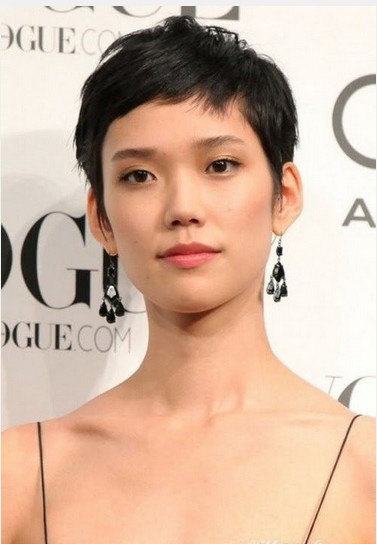 Short Crop Hairstyle for Asian Women