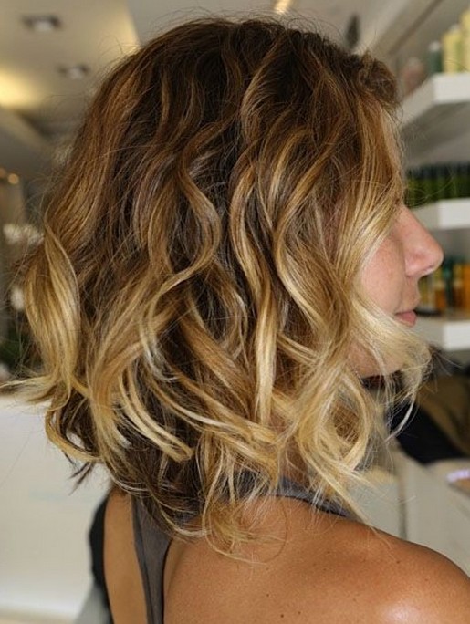 Short Ombre Hair - Side View of Short Ombred Hairstyle