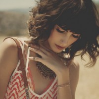 Short Soft Wavy Curly Bob Hairstyle for Summer