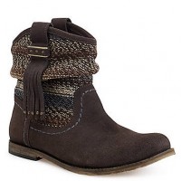 THE SAK Jezebelle Suede & Knit Boots