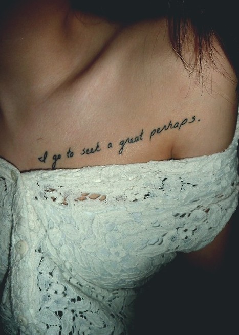 Small Quote Tattoo