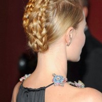 The elegant Braided Topknot - Braided Updo