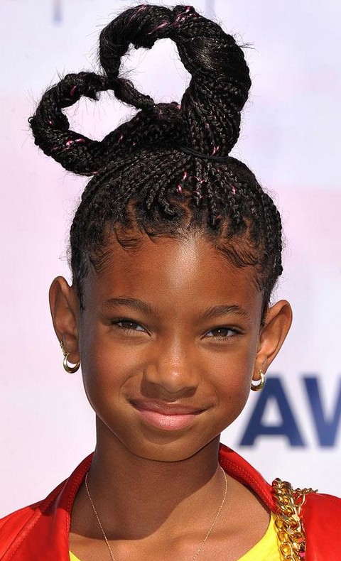 Willow Smith Hairstyles: Sophisticated Braided Updo