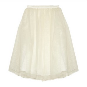 Alice + Olivia Justina white tulle ballerina skirt