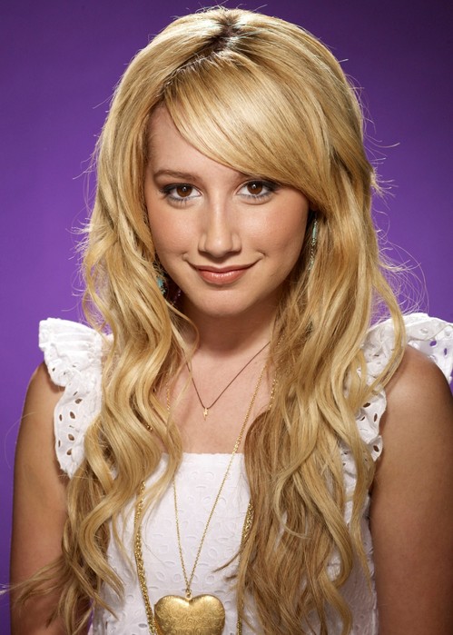 Ashley Tisdale Long Hairstyle: Face-framing Curls