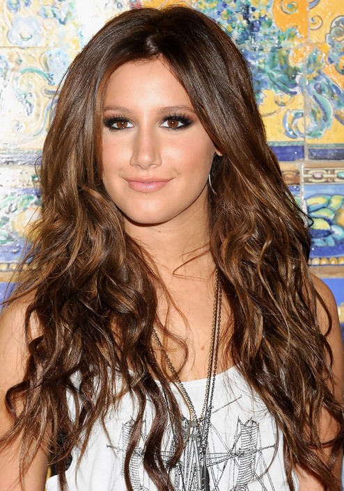 Ashley Tisdale Long Hairstyle: Luxurious Ringlets