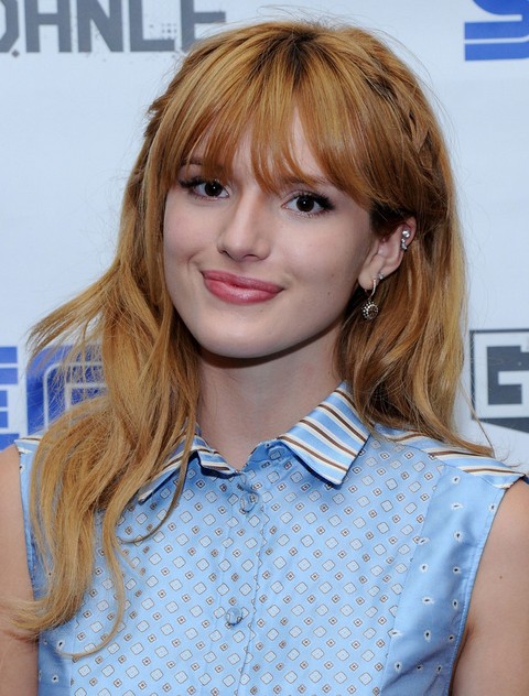 Bella Thorne Long Hairstyle: Subtle Waves with Braids