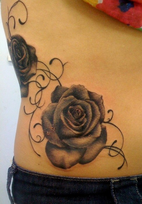 Black Rose Tattoo