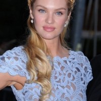 Braided Updo for Long Blond Wavy Hair