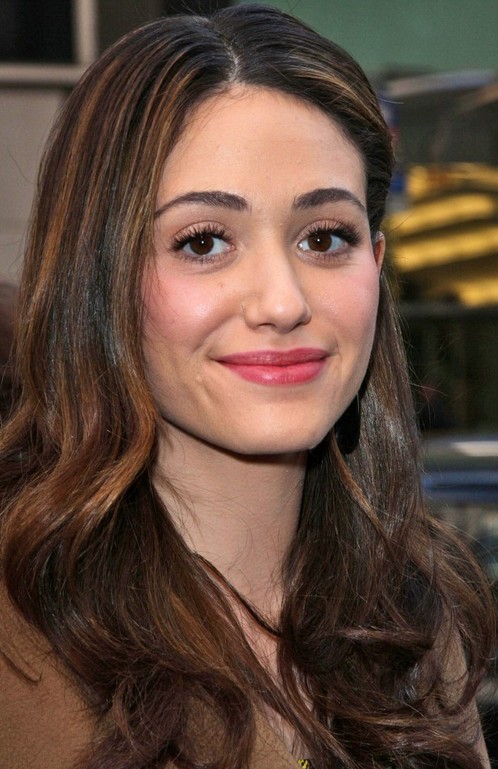 Emmy Rossum Long Hairstyle: Soft Waves