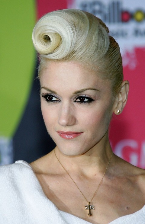 Gwen Stefani Long Hairstyle: Featured Bangs