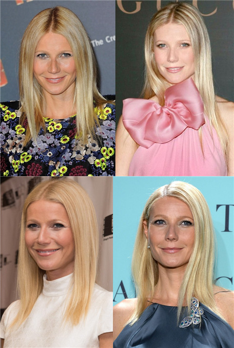 Gwyneth Paltrow Hairstyles: Long Straight Hair Styles
