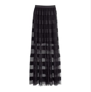 H&M Long Striped tulle skirt
