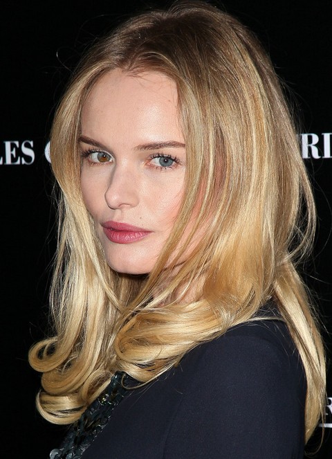 Kate Bosworth Long Hairstyle: Center Part