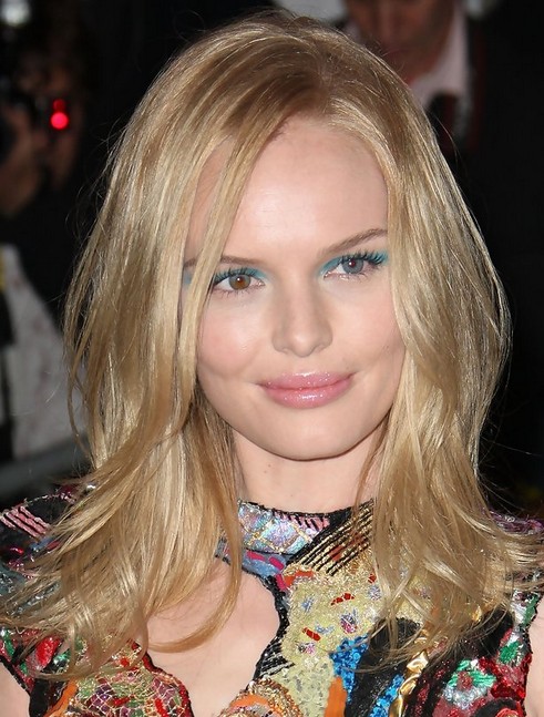 Kate Bosworth Long Hairstyle: Side Part
