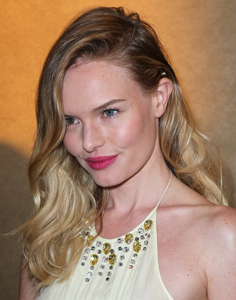 Kate Bosworth Long Hairstyle: Side-swept Hair